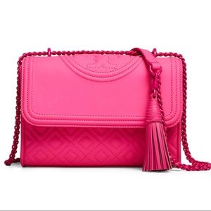 tory burch fleming crazy pink